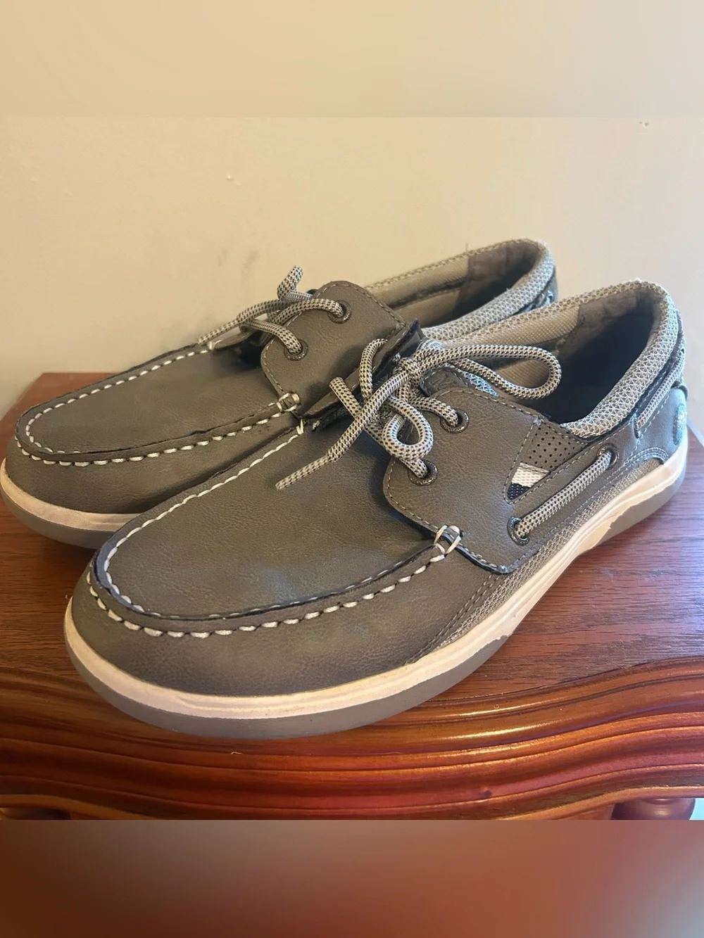 Margaritaville Steady Men's Grey Casual Boat Shoes size 10